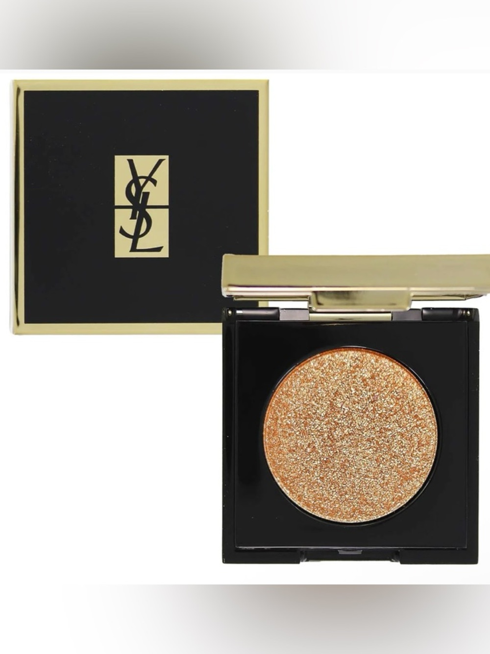YSL Sequin Crush Glitter Shot Eyeshadow #1 0.035 oz / 1g NWT ✨💛👁️💄